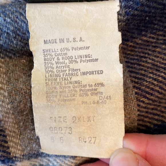 Men’s Vintage Fieldmaster Thinsulate Coat - 2X Tall - Picture 12 of 13